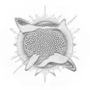 Binary Neutron Stars Gravitational Waves tattoo design idea