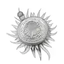 scottish thistle  tattoo design idea