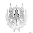 Indian Goddess tattoo design idea