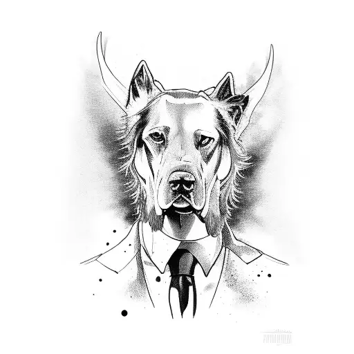 john wick tattoo design idea