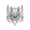 john wick tattoo design idea