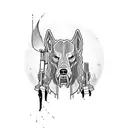 john wick tattoo design idea