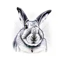 Bad bunny tattoo design idea