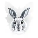 Bad bunny tattoo design idea