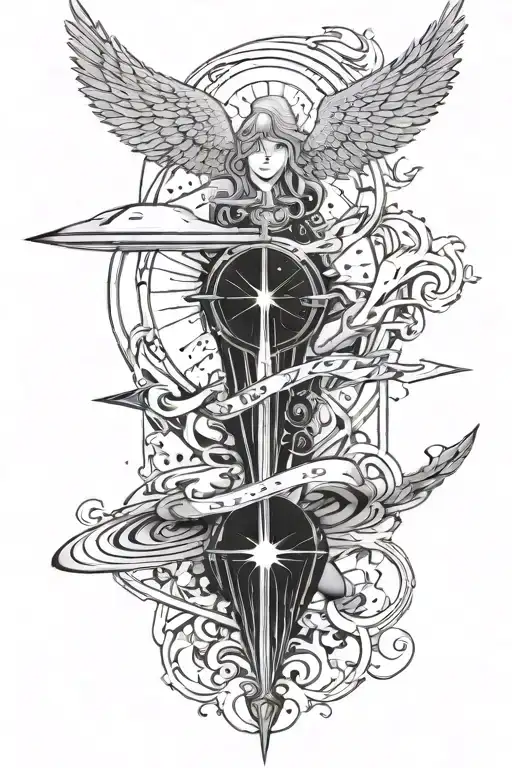 per aspera ad astra tattoo design idea