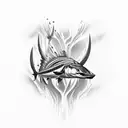 barracuda tattoo design idea