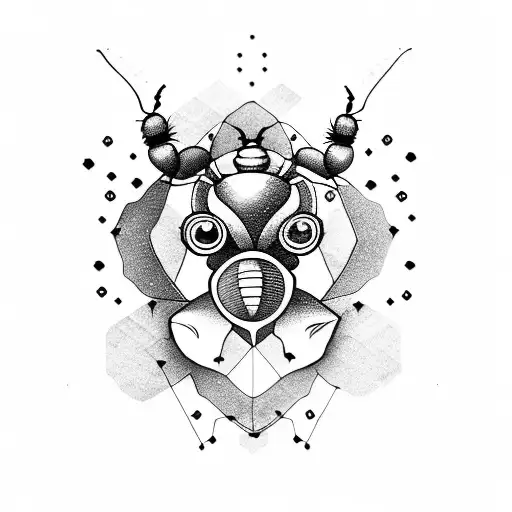 Honey Bee tattoo design idea