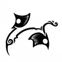 BRUJULA VIKINGA tattoo design idea