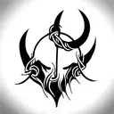 BRUJULA VIKINGA tattoo design idea