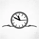 Time and tide wait for none tattoo design idea