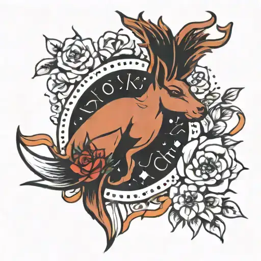 self control love, desire, Sagittarius tattoo design idea
