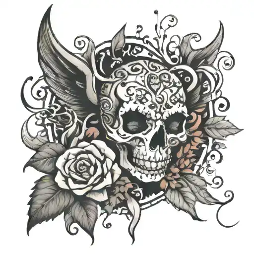 love, desire, October, November  tattoo design idea