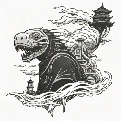 Spirited Away film  tattoo design idea