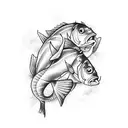 Carp Fishing  tattoo design idea
