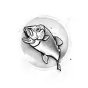 Carp Fishing  tattoo design idea