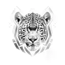 Neo tribal jaguar tattoo design idea