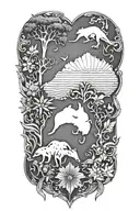 australia tattoo design idea