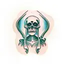 Grim Reaper tattoo design idea
