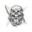 Grim Reaper tattoo design idea