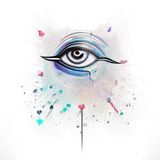 Eye of Horus tattoo design idea