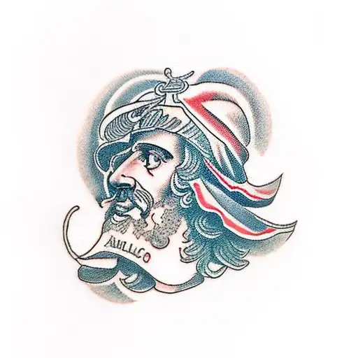 Marcus Aurelius tattoo design idea