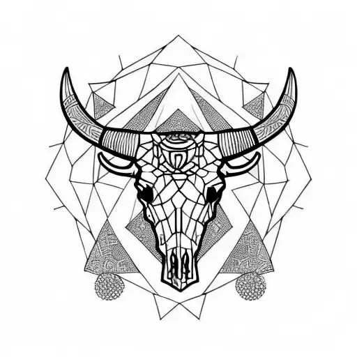 Large Taurus Tattoo for Male on Arm / Forearm / Chest, Taurus Zodiac Tattoo  for Guy, Bull Tattoo for Taurus Constellation, Horoscope Tattoo - Etsy