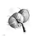 coconut tree tattoo design idea
