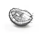 coconut tree tattoo design idea