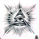 All Seeing Eye tattoo design idea