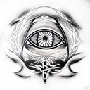 All Seeing Eye tattoo design idea