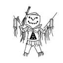 Scarecrow tattoo design idea