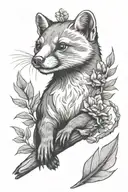 marten tattoo design idea