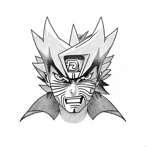 pain Naruto  tattoo design idea