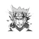 pain Naruto  tattoo design idea