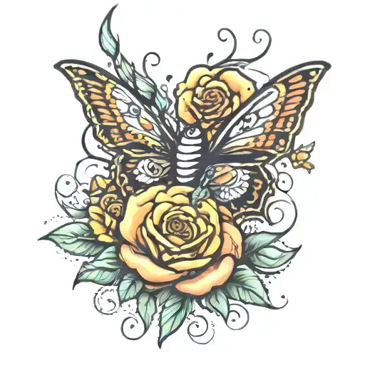 i see my mama smile that's a blessing tattoo design idea