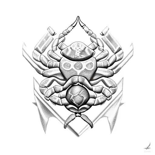 Scorpion , Kunai , Rose avec épine  tattoo design idea