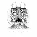 Star wars harry potter tattoo design idea