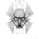 Star wars harry potter tattoo design idea