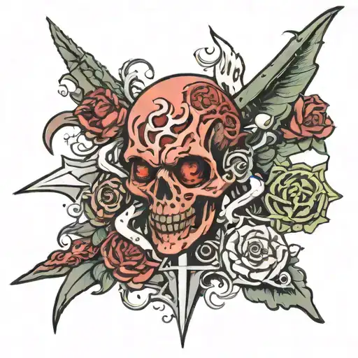 resident evil tattoo design idea