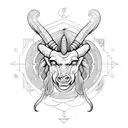 libra+aries+psi tattoo design idea