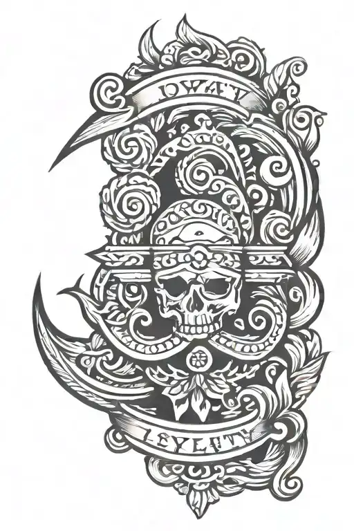 Loyalty symbol made tattoo design idea