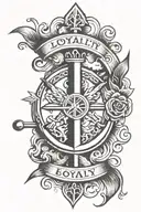 Loyalty symbol made tattoo design idea
