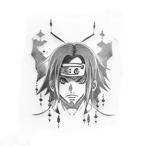 Itachi tattoo design idea