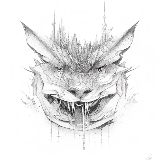 "Even in the wilderness, there's still water" tattoo design idea