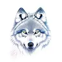 Five wolves  tattoo design idea