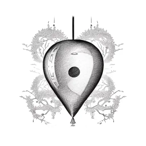 heart broke and repaired like japanese porcelain tattoo design idea