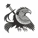 Aztec eagle warrior  Aztec calender aztec tribal tattoo design idea