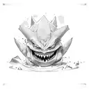 gengar tattoo design idea