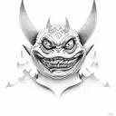 gengar tattoo design idea