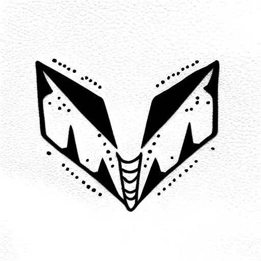 monster in chest  tattoo design idea